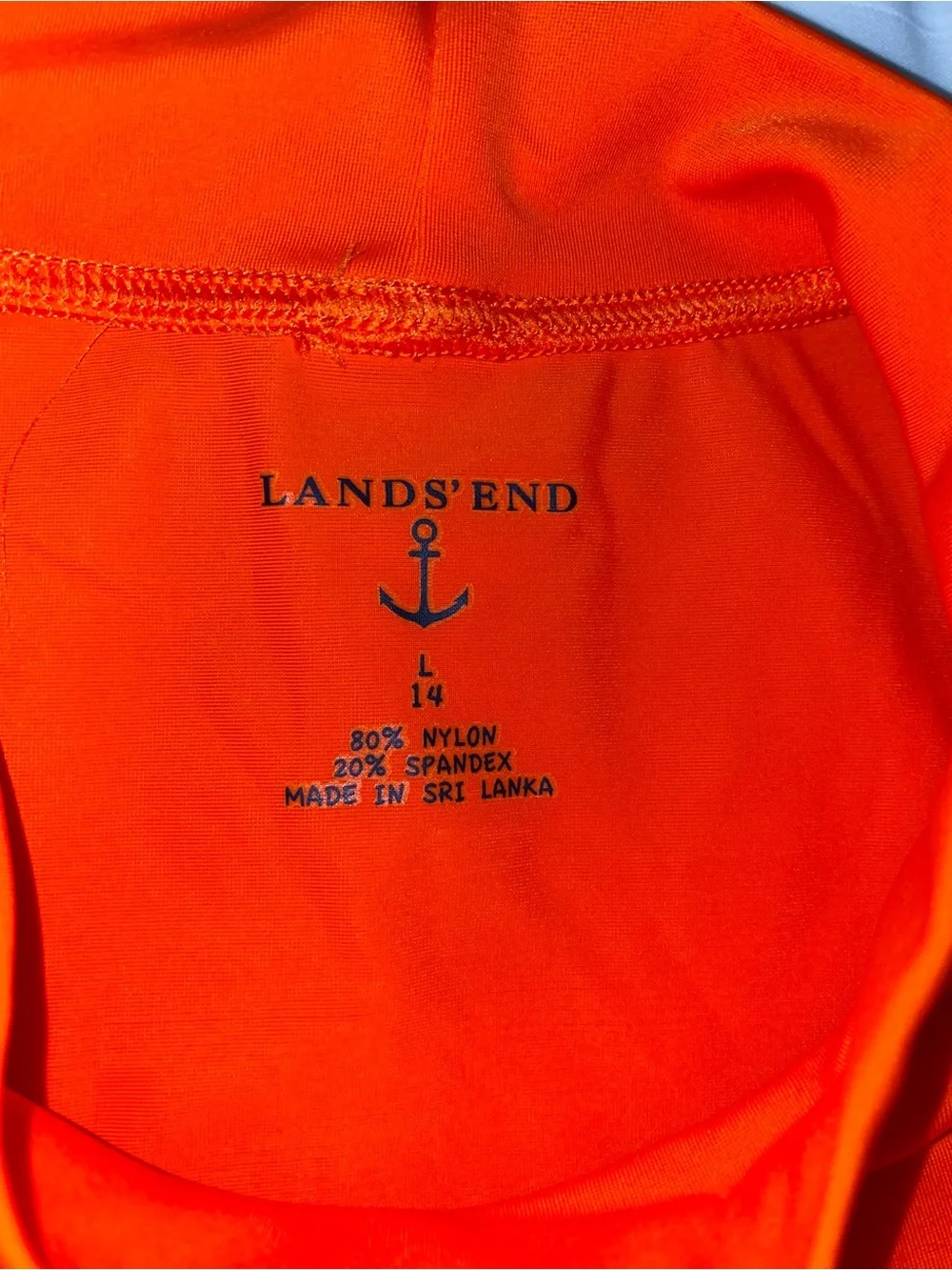 Lands End Kids Summer bundle-swim bottoms, Rash guard, beach coverup sz 10/12, 1